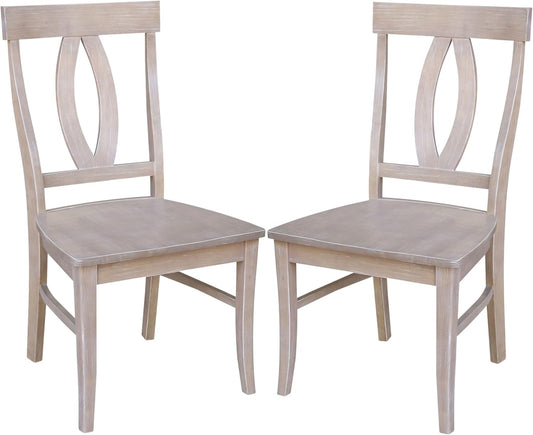International Concepts Cosmo Chair, Washed Gray Taupe