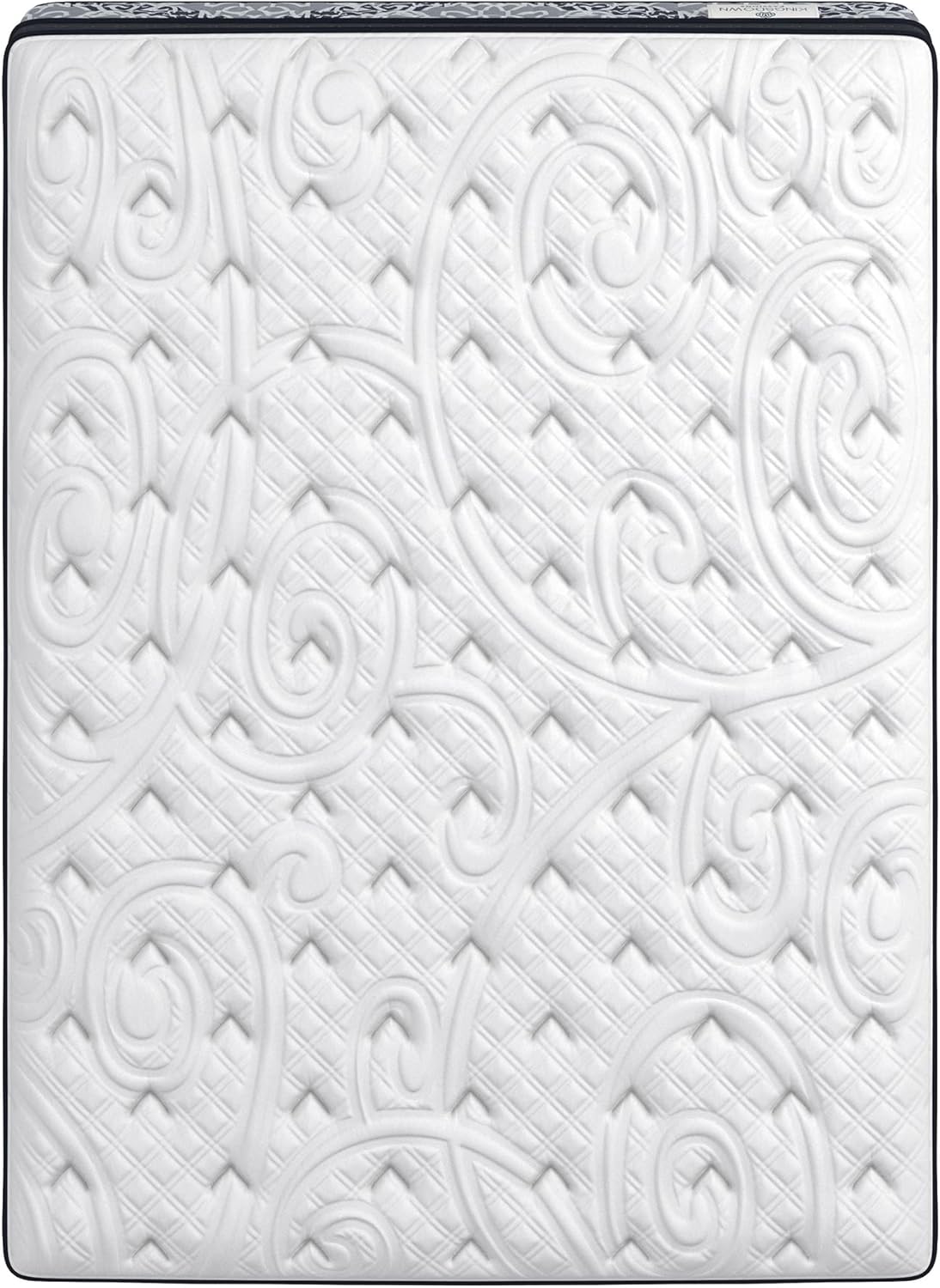 Kingsdown Passions Kelbrooke 16" Plush Euro Pillow Top Hybrid Mattress Twin XL, Gel Memory Foam Layer Motion Isolation Quilted Top Premium Mattress
