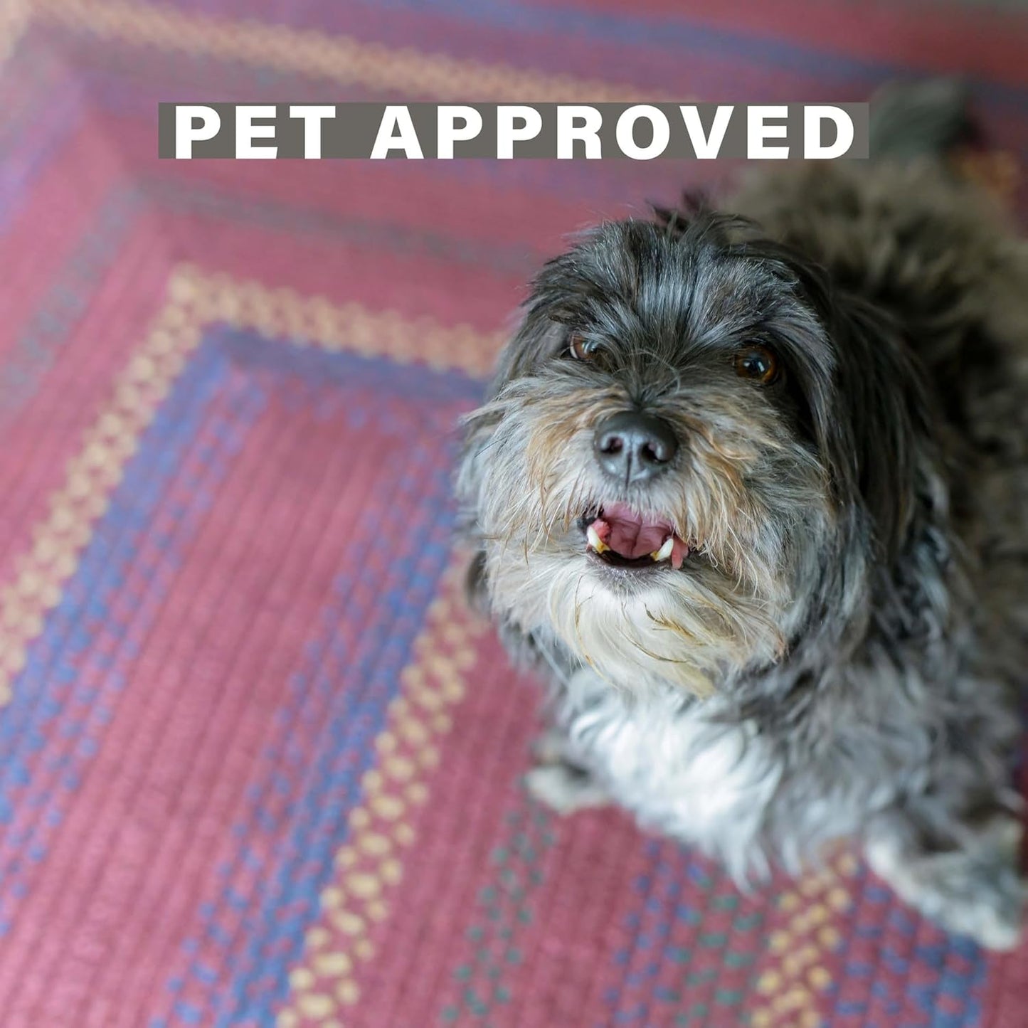 Jamestown Burgundy Oval Braided Rug, Jute, 2x3' - Rustic Primitive Decor for Entryway, Kitchen, Everywhere