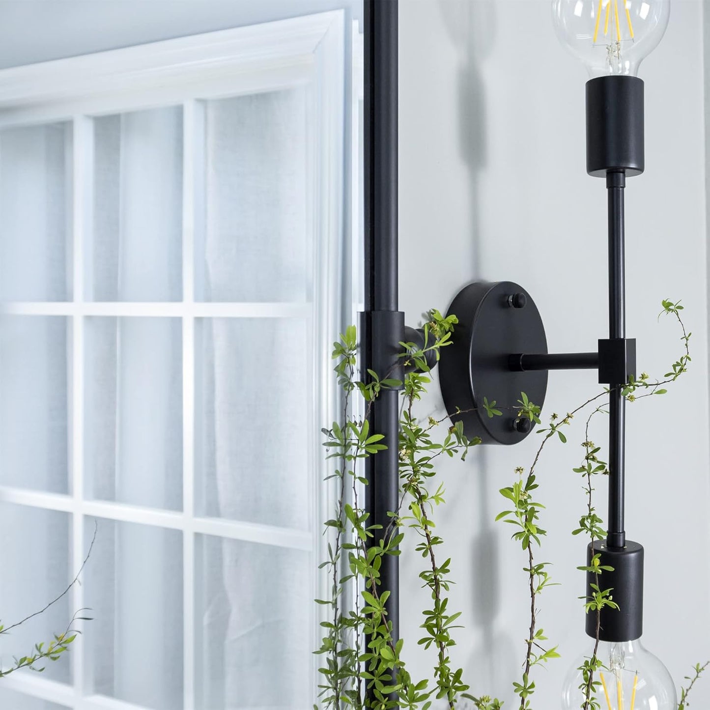 TEHOME 20x24'' Pivot Mirror for Bathroom Matt Black Tilt Beveled Mirror Rectangle Bathroom Mirror Pivoting Metal Framed Vanity Mirrors for Wall, Vertical