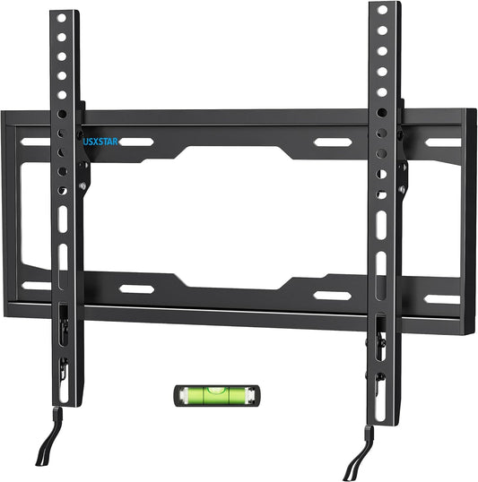 Fixed TV Wall Mount for Most 26-60 Inch Screen, Low Profile TV Mount with Quick Release Lock, Ultra Slim Wall Mount Bracket, Max VESA 400x400mm, Holds up to 99 lbs, up to 16”Wood Studs