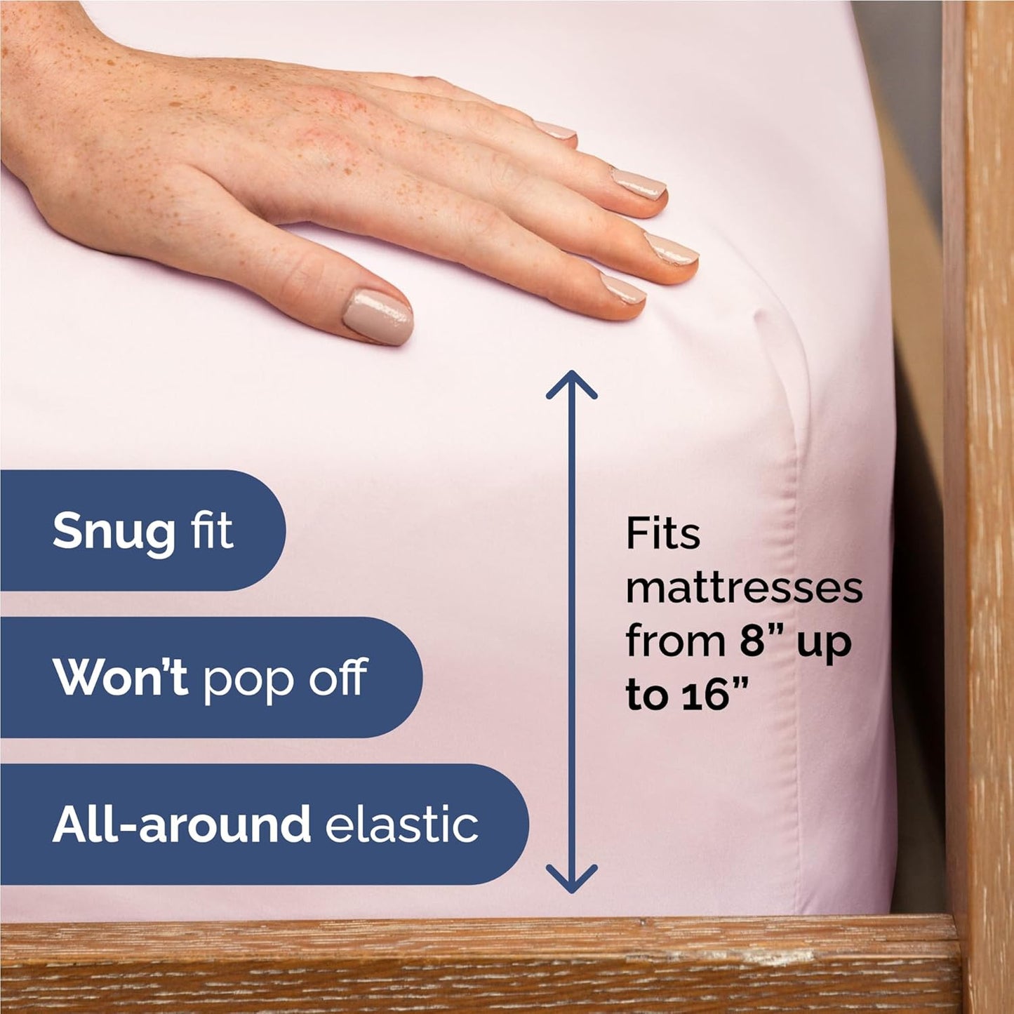 Full Size 4 Piece Sheet Set - Comfy Breathable & Cooling Bed Sheets Set - Hotel Luxury Bedding for Women, Men, Kids, Teens, Boys & Girls - Deep Pockets, Soft, Wrinkle Free - Oeko-Tex - Lavender Pink