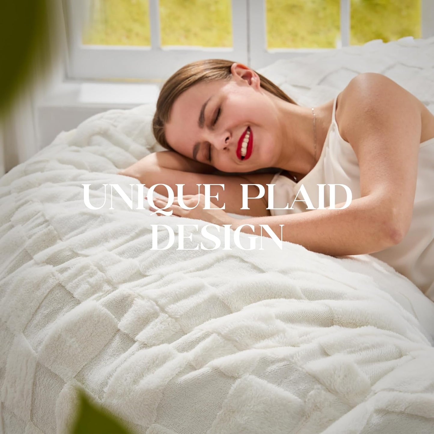 Hobestluk Bean Bag Chairs Beanbag Chair with Filler Adult Bean Bags with Fluffy Cover, Giant Bean Bag Chairs for Adults for Living Room, Bedroom (White, 4FT - 44” x 44” x 24”)