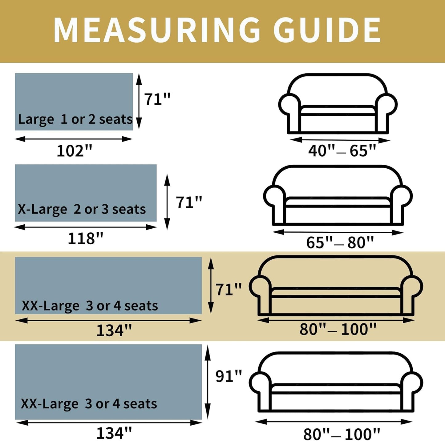 Non Slip Sofa Covers Couch Covers for 3 Cushion Couch Sofa Pet Friendly Washable Couch Covers for Sofa, Soft Thick Sectional Couch Covers L Shape Furniture Protector for Kids, Dogs 71" X134"