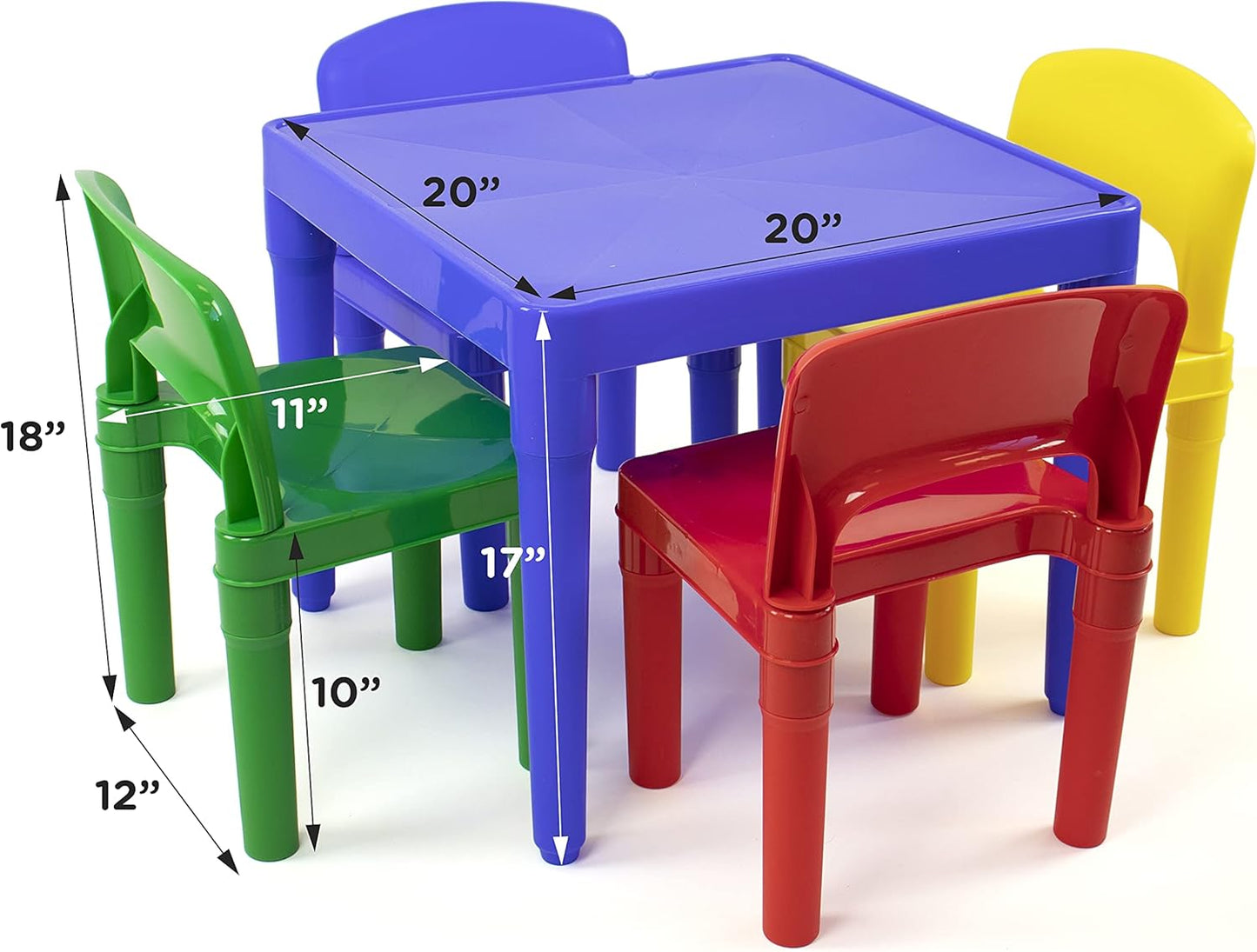 Primary Plastic Activity Table & 4 Chairs