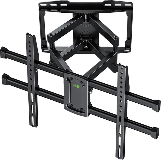USX MOUNT Full Motion TV Wall Mount for Most 37-82 Inch TV up to 132lbs, TV Mount Articulating with Swivel, Tilt & Extension, Wall Mounts T V Bracket for VESA 600x400mm 400x300mm, Max 16" Wood Studs