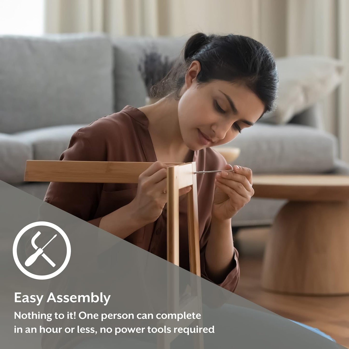 Hillsdale Fairfox 30.5" Wood Swivel Bar Height Stool, Natural