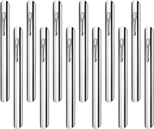 New Star Foodservice 22827 Aluminum Table Crumber 6-Inch, Set of 12, Silver