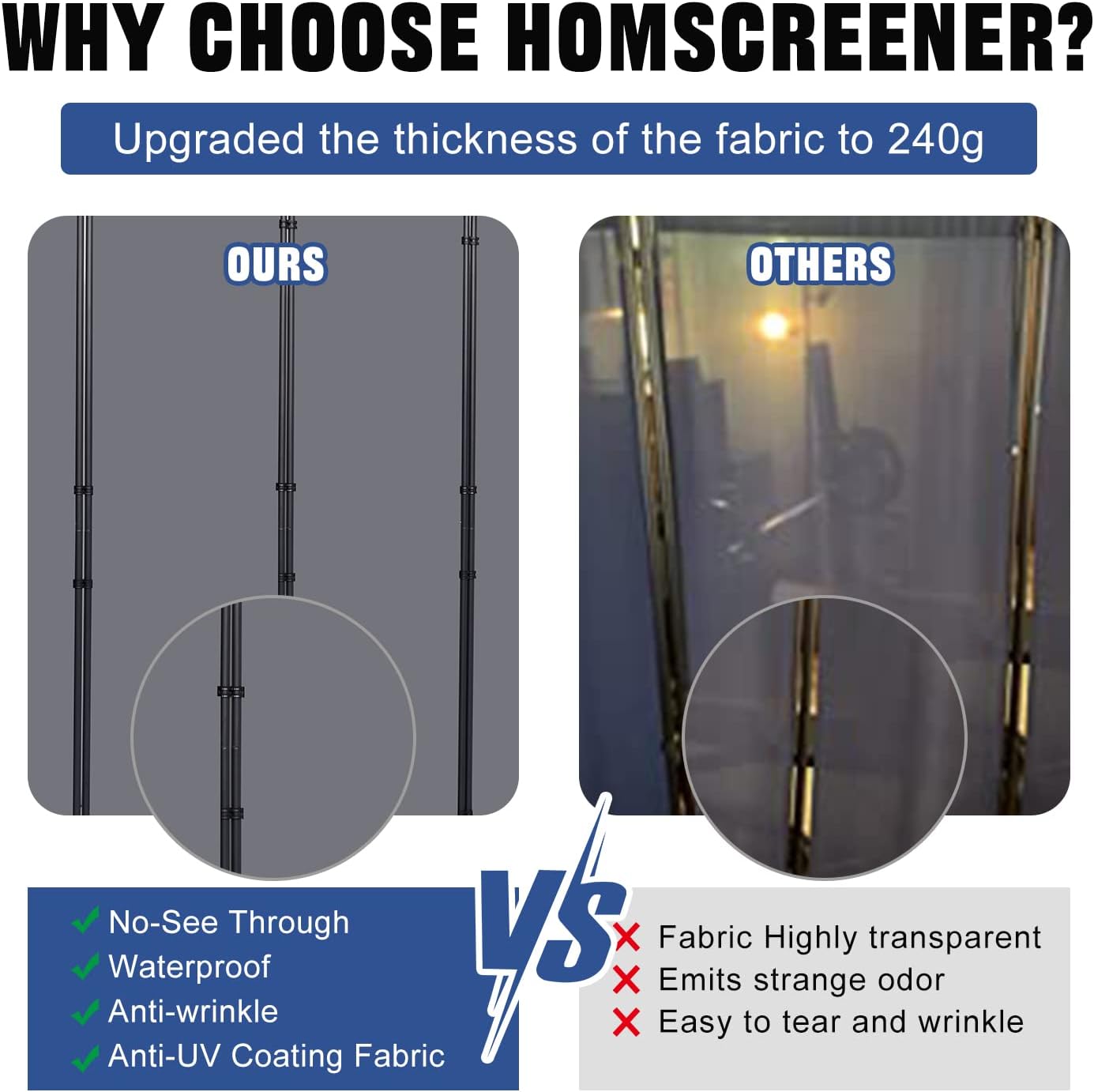 Room Divider 6FT Portable Room Dividers and Folding Privacy Screens, 176'' W Fabric Divider for Room Separation, 8 Panel Partition Room Dividers Freestanding Wall Divider Screen for Dorm Studio Office