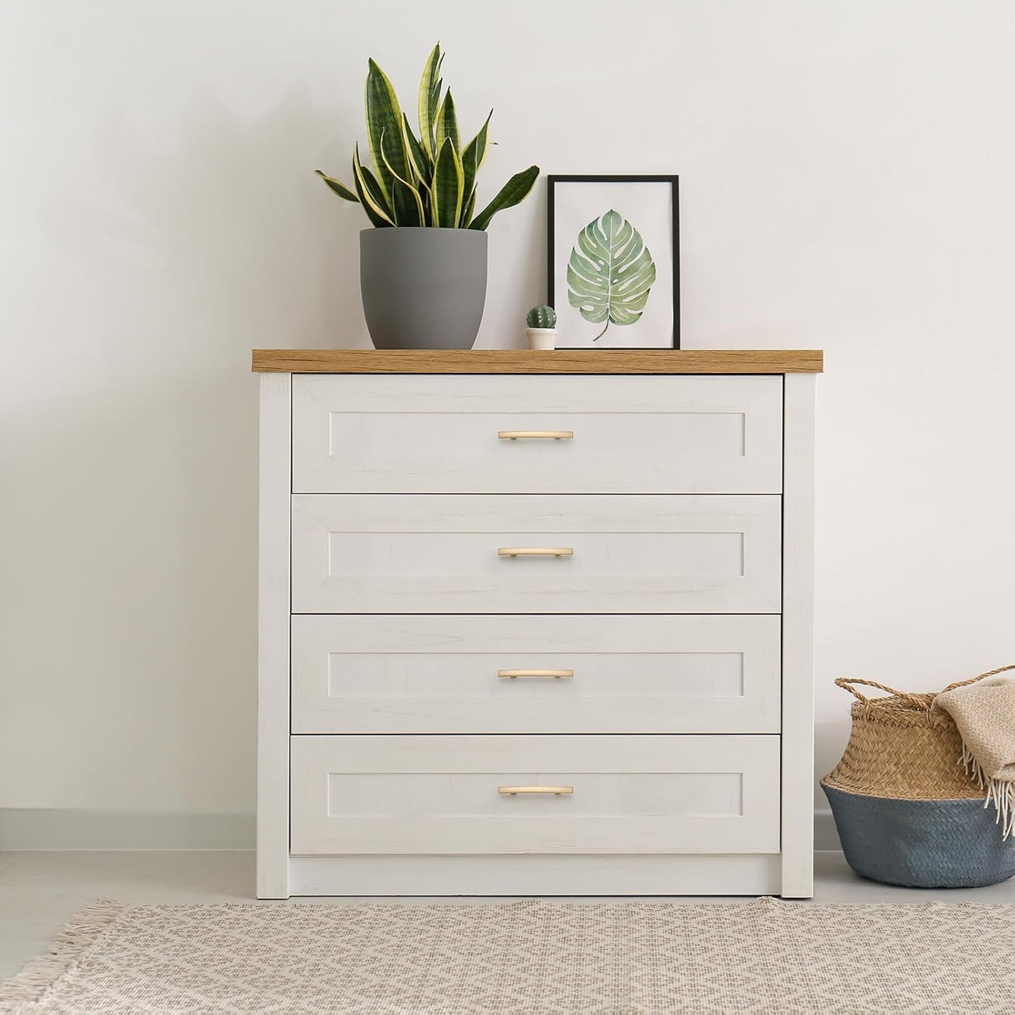 5 Pack Cabinet Handles 3" Hole Center - Curved Cabinet Pulls Champagne Bronze Drawer Pulls for Kitchen Cupboard Solid Handles for Dresser Drawer Arch Closet Hardware