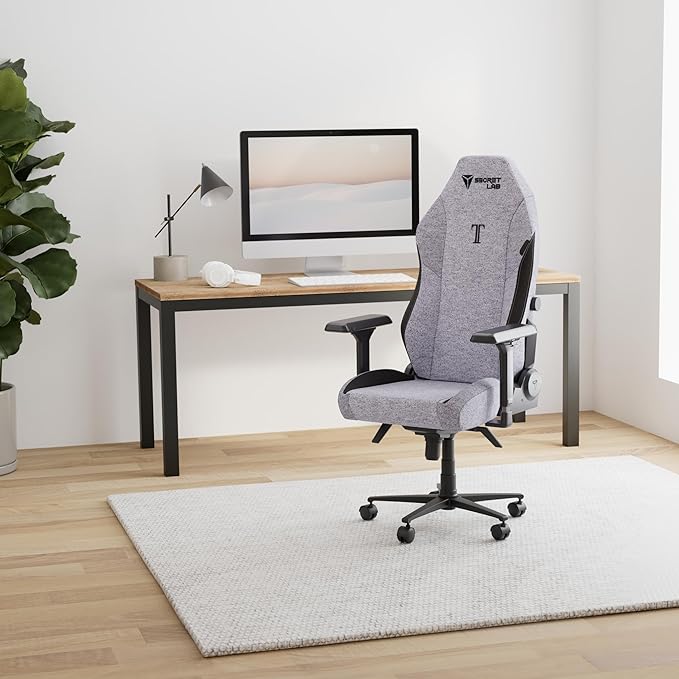 Secretlab Titan Evo Cookies & Cream Gaming Chair - Reclining, Ergonomic & Comfortable Computer Chair with 4D Armrests, Magnetic Head Pillow & 4-Way Lumbar Support - Gray - Fabric