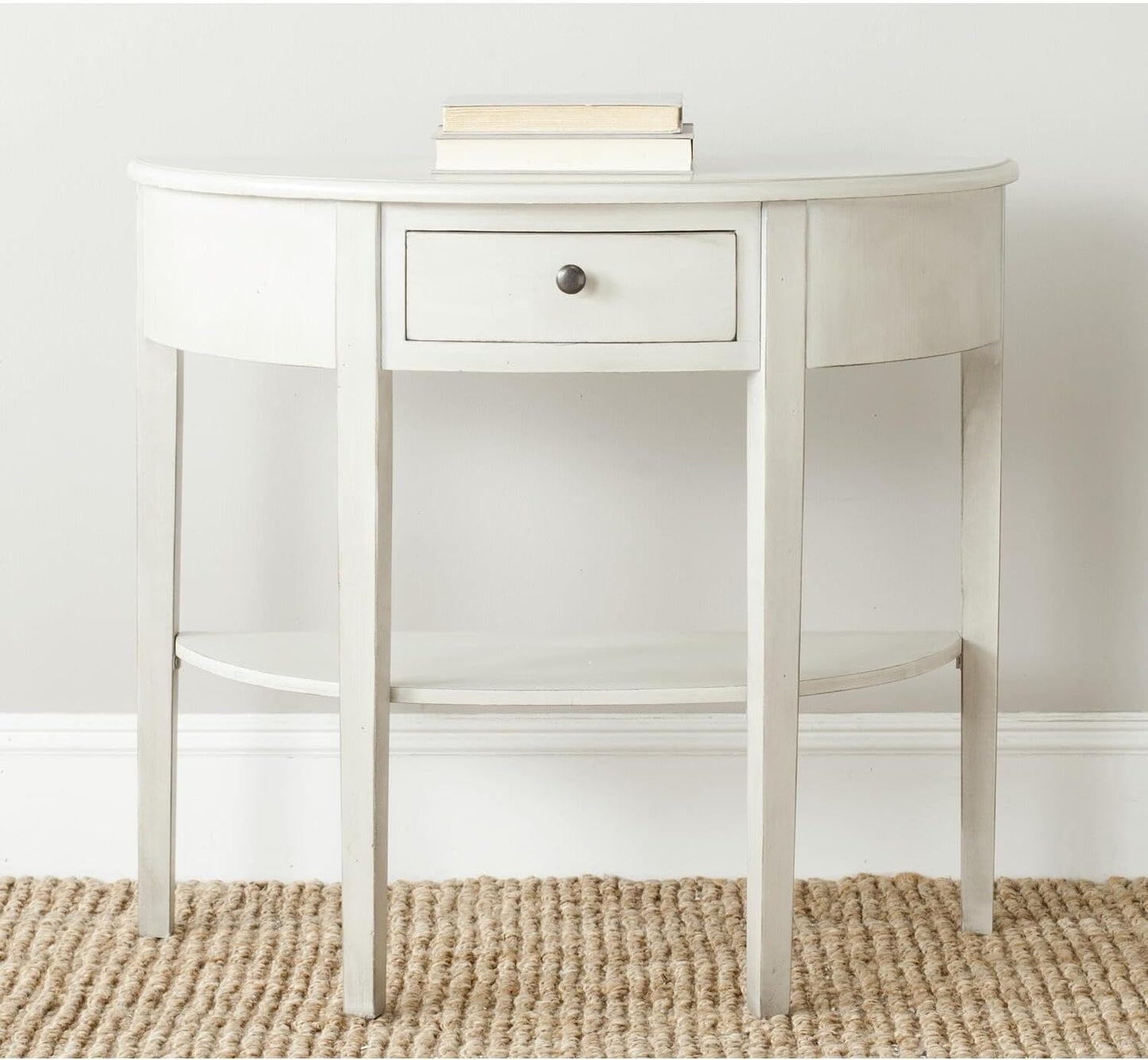 SAFAVIEH American Homes Collection Abram White Birch Console Table