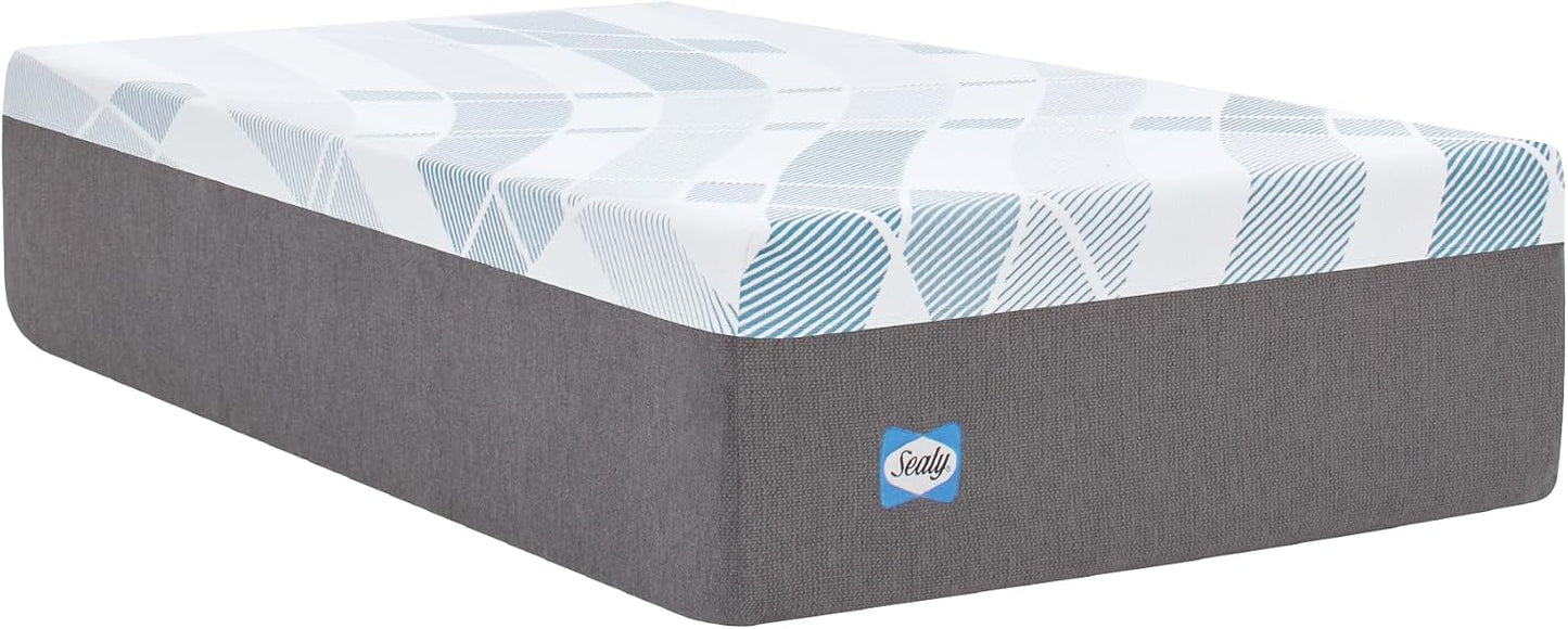 Sealy Dreamlife 14” Hybrid Mattress-in-a-Box, Twin, SealyComfort Gel Memory Foam, SealyResponsive Encased Coils, Machine Washable Cover