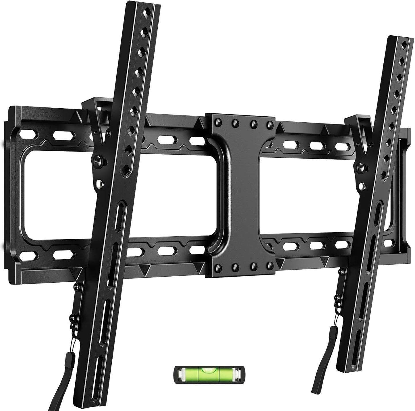 IWORKBORAD 55 65 75 85 inch Low Profile TV Wall Mount for 32-90 '' TVs, Tilt TV Mount Bracket, Safe Lock & Quick Release, Max VESA 600x400mm, 24 inch Studs,132 lbs, Fit Most 55+ 75+ 85+ 86 TVs