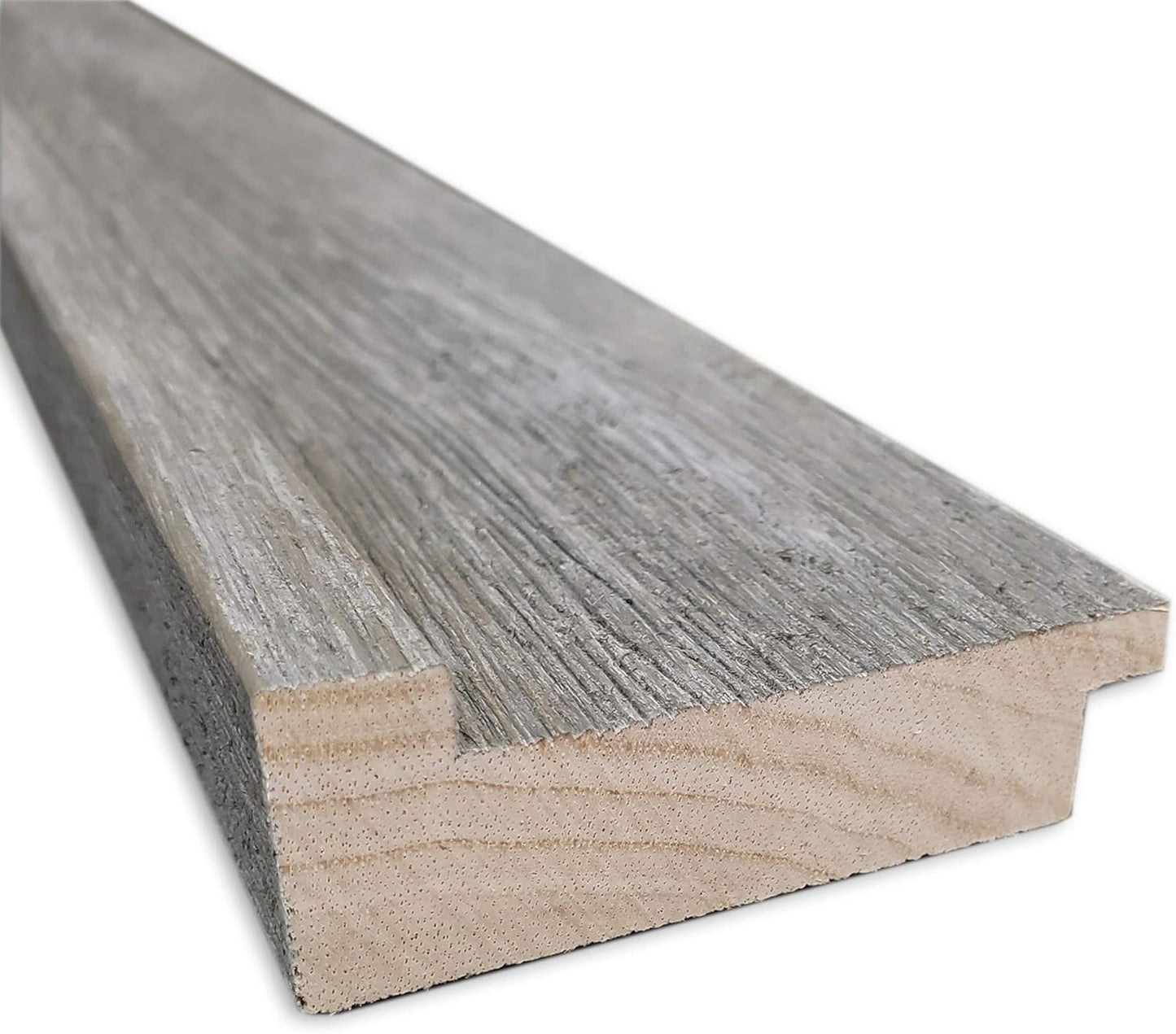 Amanti Art Grey Wall Mirror 35x45 Regis Barnwood Grey Rectangle Bathroom Mirror for Wall Decor Living Room, X-Large Rustic Farmhouse Wood Frame, Hangs Horizonally and Vertically, Bathroom Decor