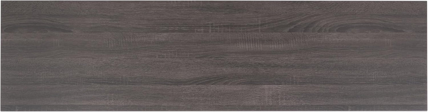 SAFAVIEH Aricia TV Stand for up to 65" Flatscreen – Distressed Black, 2 Sliding Doors with Interior Storage, 1 Open Shelf, Entertainment Media Console (MED9633E)