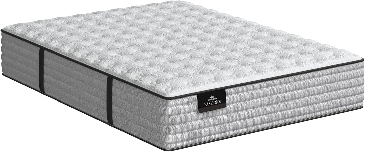 Kingsdown Passions Aspiration 14" Firm Hybrid Mattress, Queen, Tan
