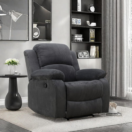 Recliner Chair, Recliner Home Theater Seating, Electric Reclining Chair for Adult, Breathing Chair for Living Room, Dark Grey