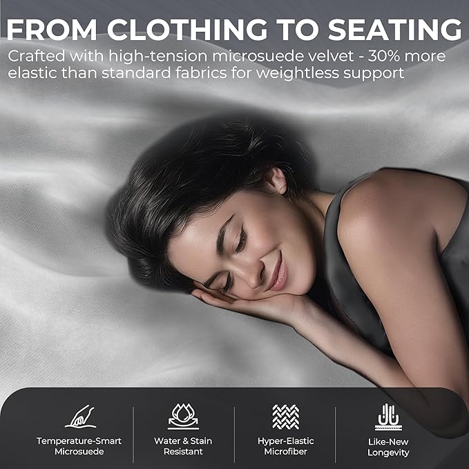 Dowinx Big and Tall Gaming Chair, Suede Fabric Game Chair with Pocket Spring Cushion, High Back Gamer Chair Ergonomic with Footrest for Adults Office, 440LBS, White