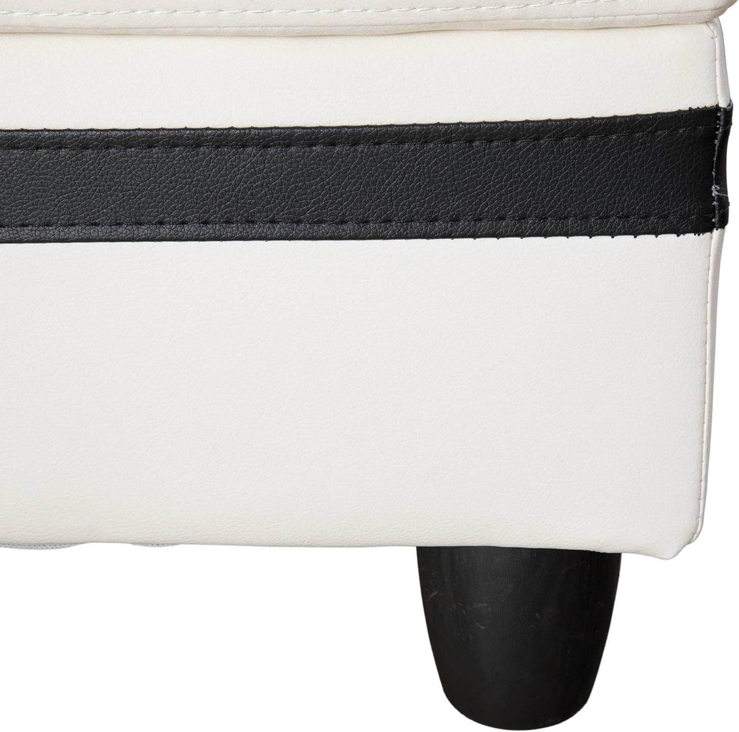 Sectional Couch with Ottoman Storage, L Shaped Sofa Furniture Sets, Modern Modular Couch Comfy Sofa for Living Room Bedroom, White