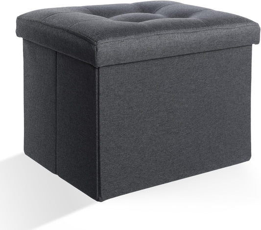 Ottoman Storage Ottoman Foot Rest Stool Foldable Bench with Storage Student Dormitory Bedroom and Entryway 17 X 13 X 13