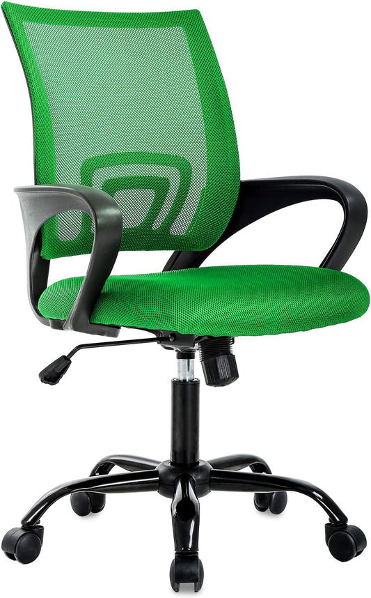 Ergonomic Office Chair Cheap Desk Chair Mesh Executive Computer Chair Lumbar Support for Women&Men, Green