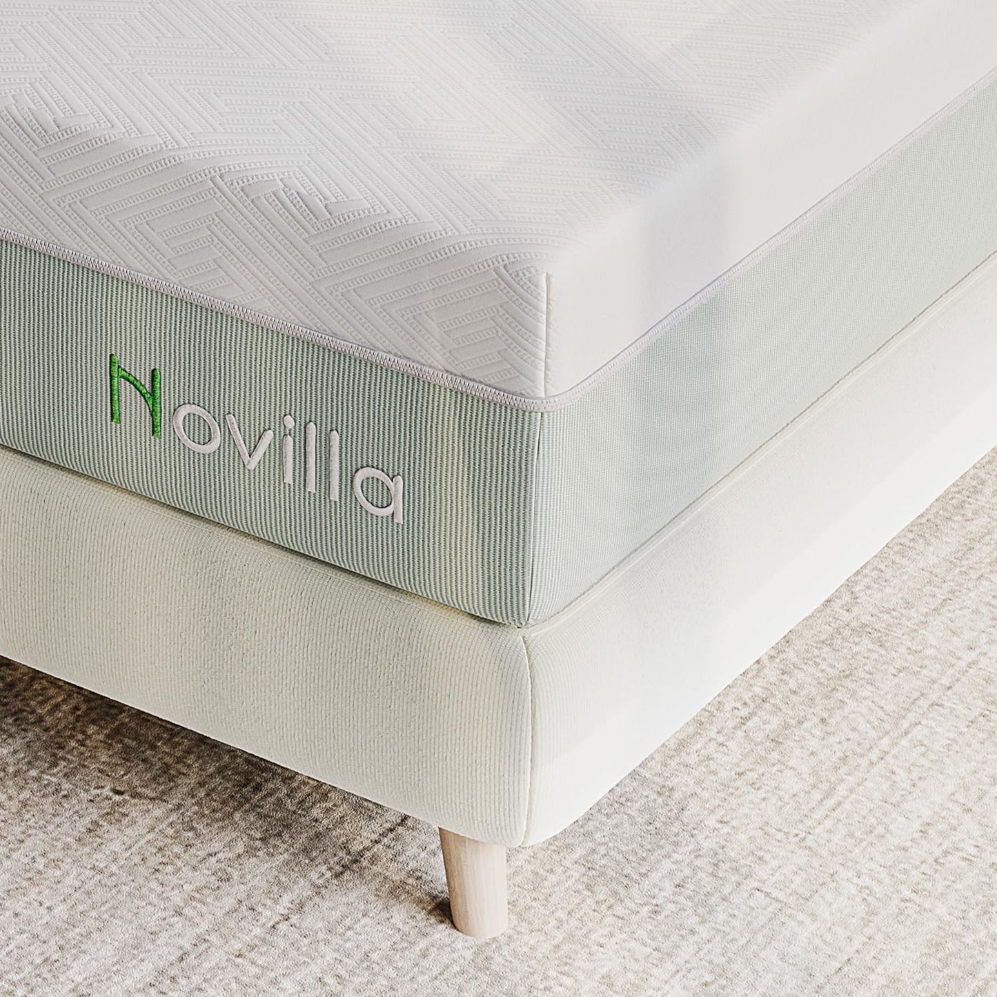 Novilla Mattress Twin Size,12 Inch Gel Memory Foam Mattress in a Box for Cool Night & Motion Isolation,Medium Firm Feel,Bliss