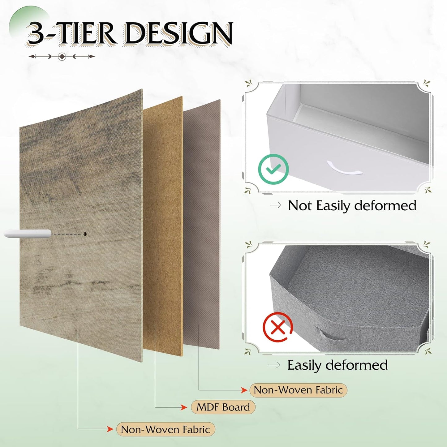 WLIVE Storage Organizer Unit with 11 Fabric Bins, Storage Drawers Organizer with Steel Frame, Tall Storage Tower Organizaton for Living Room, Hallway, Office, Greige