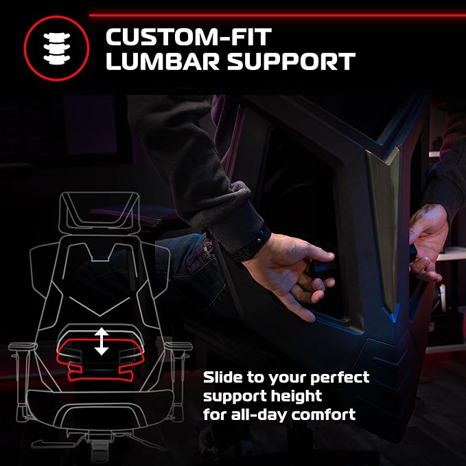 RESPAWN FLEXX Ergonomic Office and Gaming Chair with Lumbar Support - Breathable Mesh Recliner with Headrest & Adjustable Arms, Comfy Home Office Desk Chairs, Reclining Gaming Seat for Adults - Brown