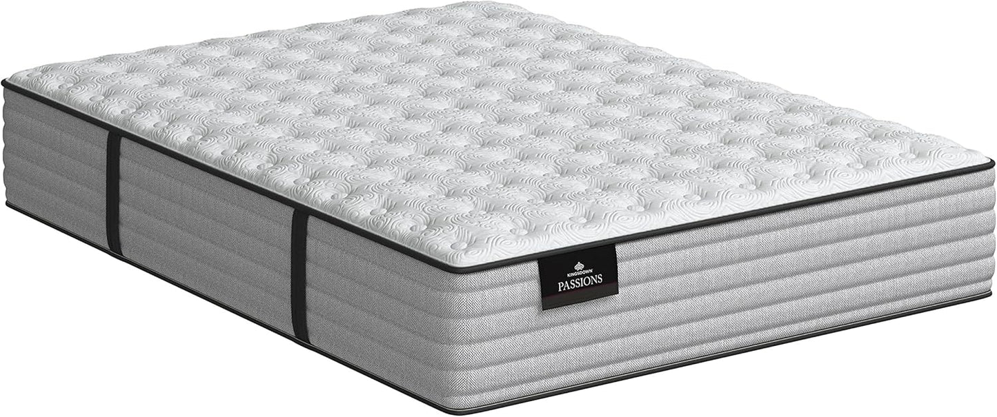 Kingsdown Passions Aspiration 14" Firm Hybrid Mattress, Full,Tan
