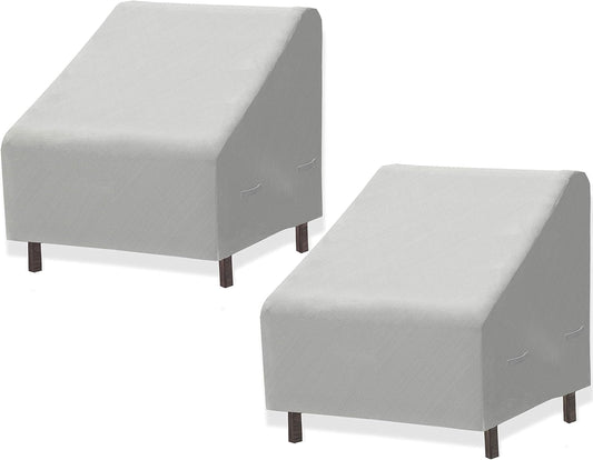 Simple Houseware Patio Chair Covers Waterproof 2 Pack, 39 x 32 x 29 Inches