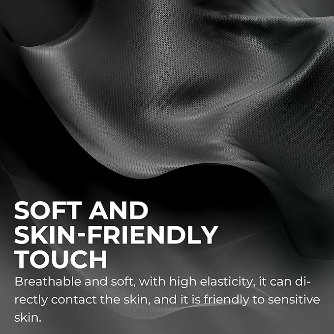 Dowinx Gaming Chair Breathable Fabric Game Chair with Gel Pad and Storage Bag, Comfortable Gamer Chair with Pocket Spring Cushion, Ergonomic Computer Chair with Footrest, Black