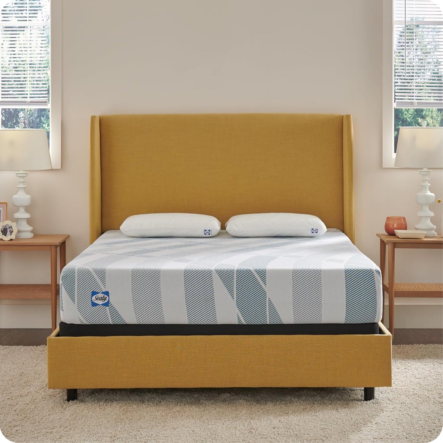 Sealy Dreamlife 10” Hybrid Mattress-in-a-Box, Twin, SealyComfort Gel Memory Foam, SealyResponsive Encased Coils, Surface-Guard Technology