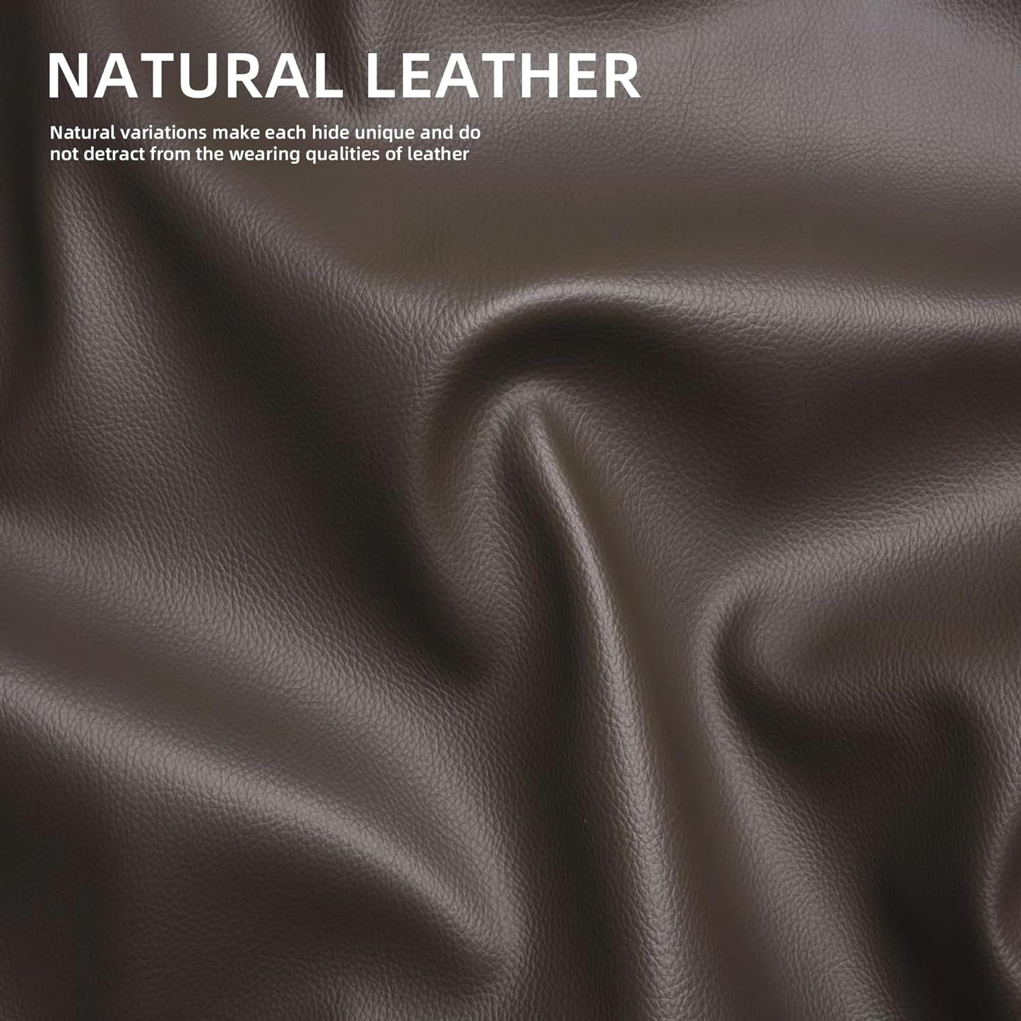 Signature Design by Ashley Leesworth Modern Leather Match Power Reclining Sofa with USB Ports, Dark Brown