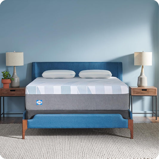 Sealy Dreamlife 14” Hybrid Mattress-in-a-Box, King, SealyComfort Gel Memory Foam, SealyResponsive Encased Coils, Machine Washable Cover