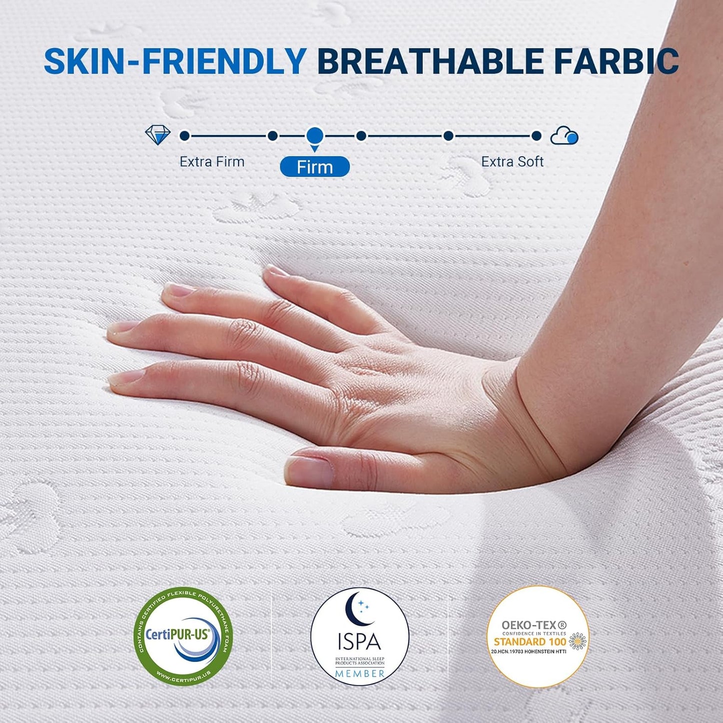 Avenco Twin Mattress 10 Inch, Memory Foam Twin Size Mattress in a Box for Comfort Sleep & Pressure Relief, CertiPUR-US Certified Mattresses Medium Firm