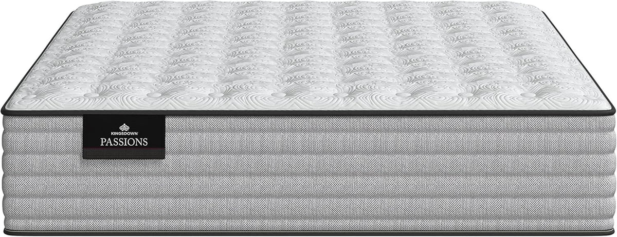 Kingsdown Passions Aspiration 14" Firm Hybrid Mattress, California King, Tan