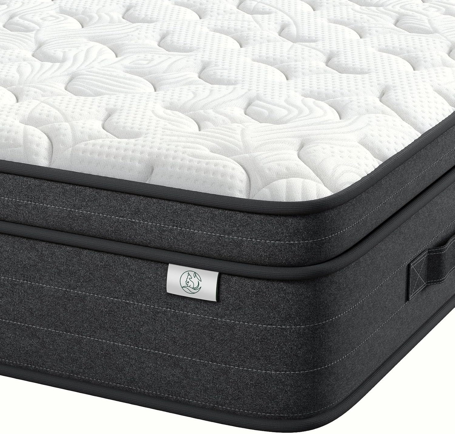 XL Twin Mattress 12 Inch in a Box - Memory Foam & Pocket Spring Bed Mattress for Back Pain Relief, Cool Breathable Fiberglass-Free Cover, Medium Firm, CertiPUR-US Certified