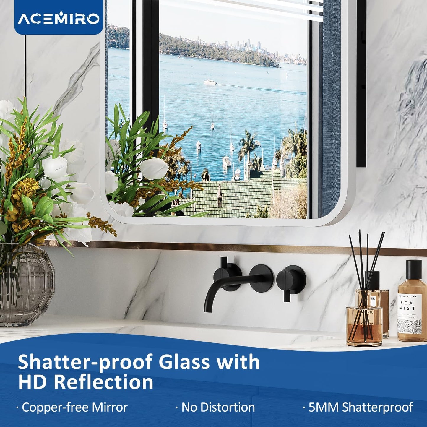 16x24 Inch Medicine Cabinet for Bathroom with Mirror Brushed Silver Metal Framed Recessed Bathroom Medicine Cabinet with Mirror Wall Mounted