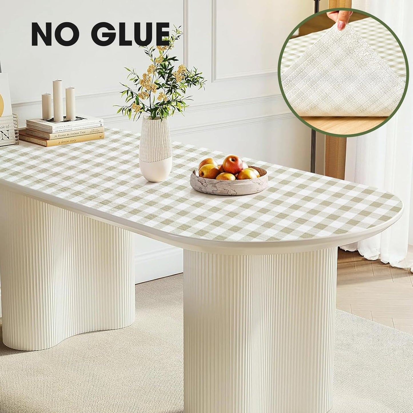 Beautysaid Shelf and Drawer Liner for Kitchen Cabinet, Non Adhesive Non Slip Shelf Paper Waterproof Washable Thickened for Dresser Pantry Shelve Bathroom Protector Liner(Checkered,12 in x 20FT)