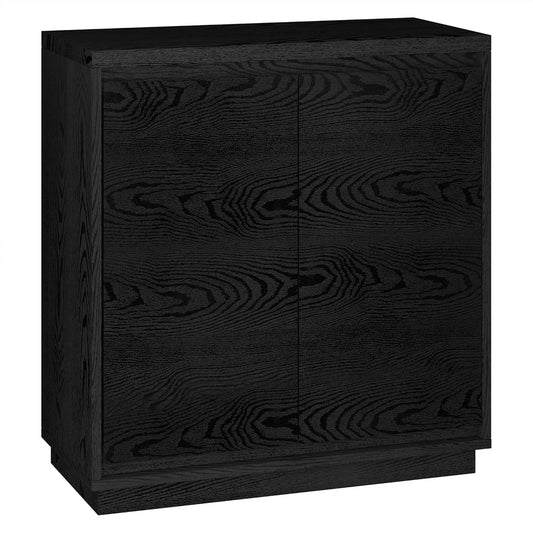 Henn&Hart Presque Accent Cabinet, 30" Wide, Black