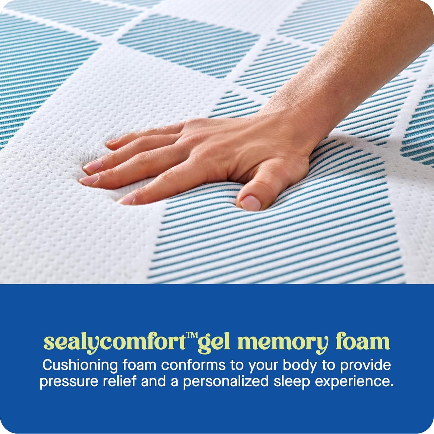 Sealy Dreamlife 12” Hybrid Mattress-in-a-Box, Twin XL, SealyComfort Gel Memory Foam, SealyResponsive Encased Coils, Surface-Guard Technology