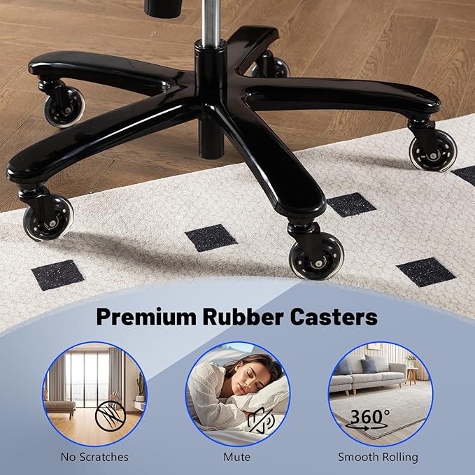 800lbs Big and Tall Office Chair, Executive Chair with Adjustable Headrest, High Back Extra Wide Seat, Heavy Duty PU Leather for Home Office, Comfortable Large Computer Desk Chair