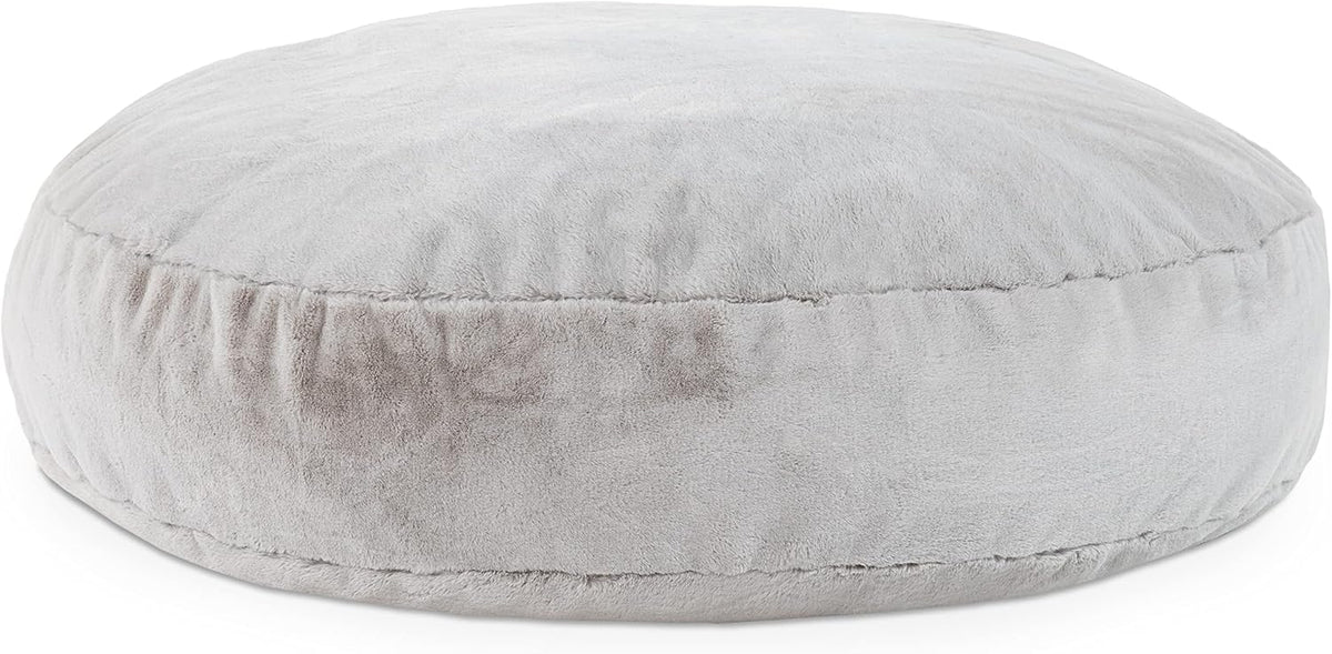 Jaxx 6 Foot Cocoon - 2-in-1 Convertible Bean Bag Bed & Large Bean Bag Chair for Adults, Silver Rabbit