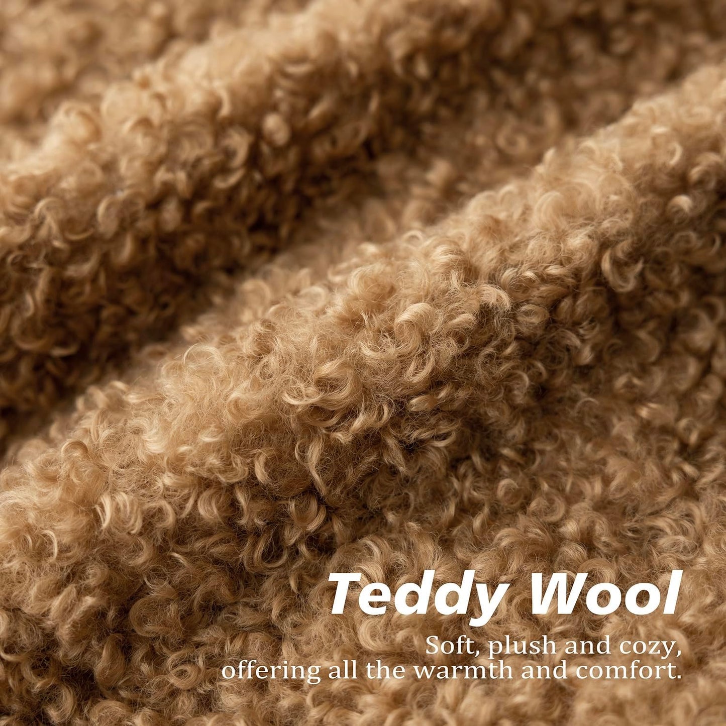 Foindtower 2 Pieces 24x24 Inch Bronze, Faux Fur Throw Pillow Cover Accent Sherpa Pillow Fuzzy Soft Pillowcases Sheepskin Decorative Fleece Cushion Case for Bed Couch Living Room