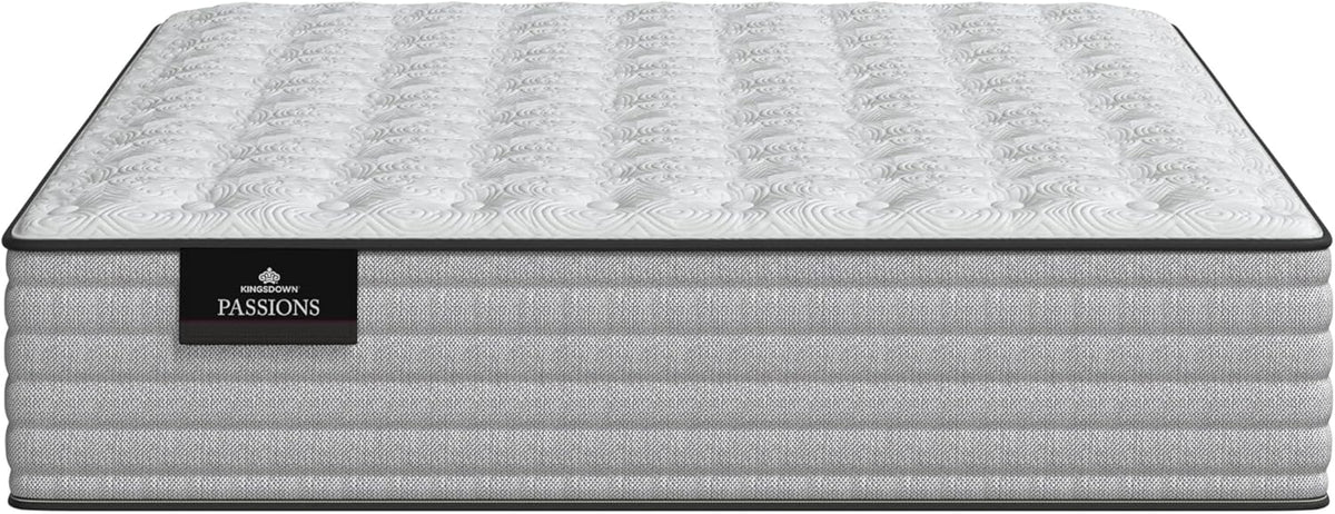 Kingsdown Passions Aspiration 14" Plush Hybrid Mattress, California King, Tan