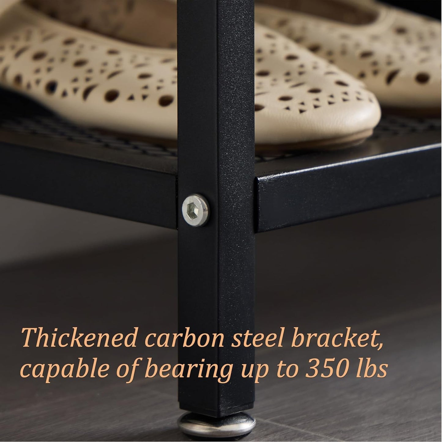 Shoe Rack Shoe Bench Shoe Organizer Storage Rack for Hallway Bedroom Living Room with Comfortable Seat Cushion 80x30x50cm (80cm Orange)