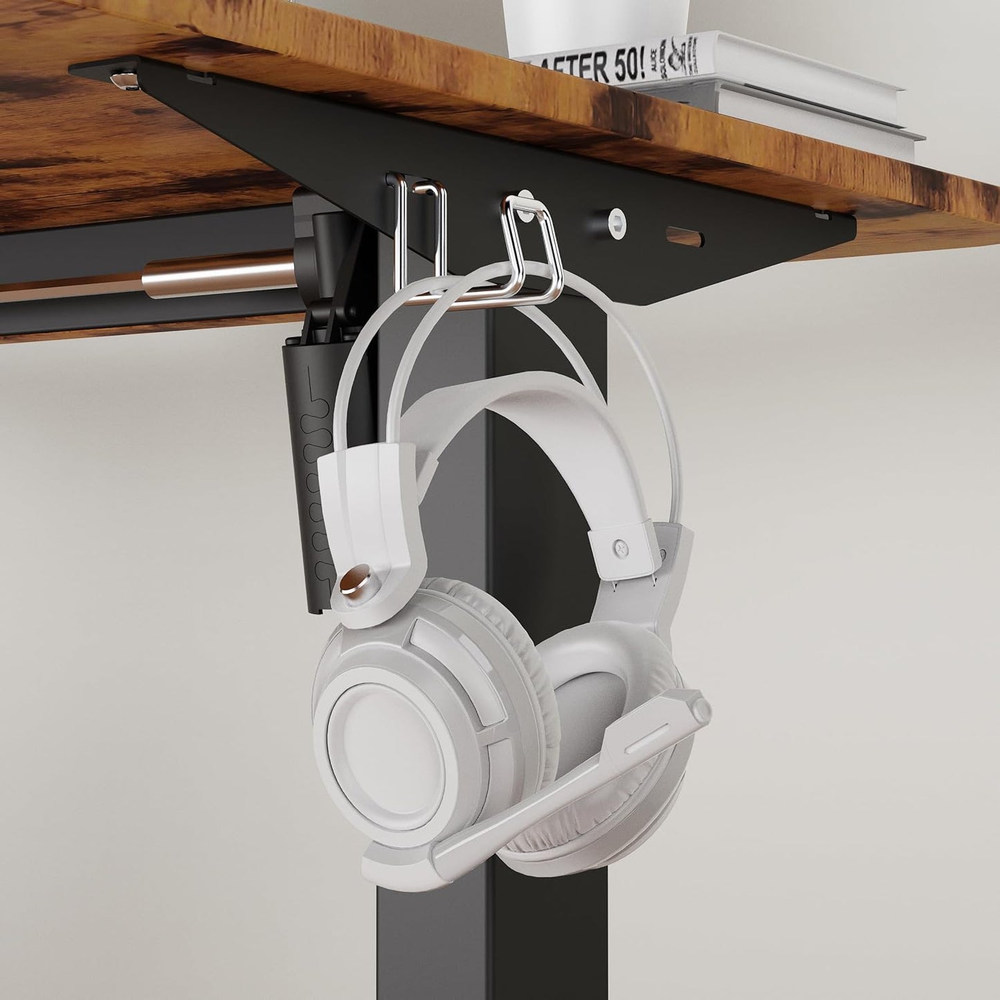 Electric Standing Desk Adjustable Height, 55x24 Inches Sit Stand up Desktop for Home Office, Ergonomic Rising Computer Table with Memory Preset, Rustic Brown