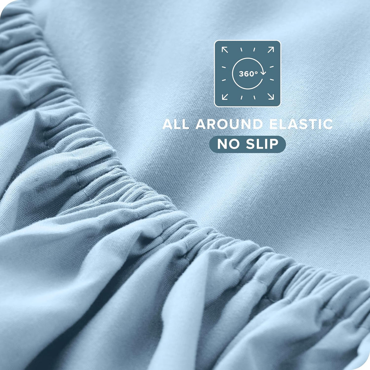 Bare Home Twin XL Sheet Set - College Dorm Size - Luxury 1800 Ultra-Soft Microfiber Twin Extra Long Bed Sheets - Deep Pockets - Easy Fit - Extra Soft - 3 Piece Set - Bed Sheets (Twin XL, Light Blue)