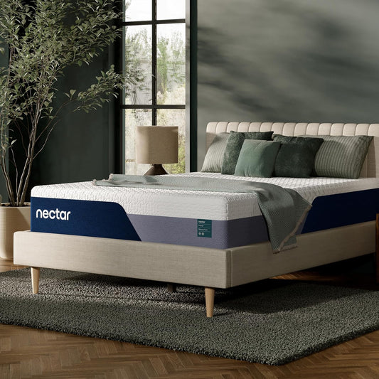 Nectar Premier 13” Full Mattress - Medium Firm - Contouring Memory Foam - Cooling Upgrade - 2” Pressure Relief Layer - Mattress in a Box - 365-Night Trial & Forever Warranty